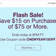 eBay Flash Sale: Promo code CNEWYEAR15OFF